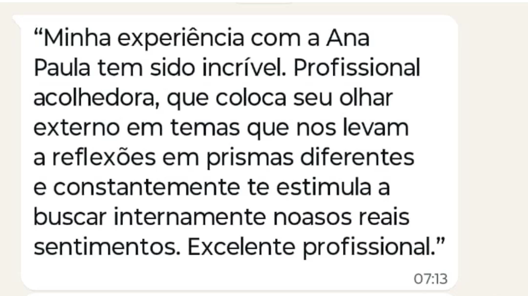 Relato de experiência em terapia de relacionamento